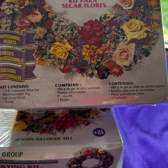 NEW ๐ WEBSTER GROUP 2 FLOWER DRYING KIT Botanical Science Microwaveable - Picture 8 of 9